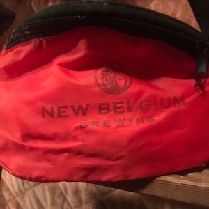 Rare authentic New Belgium Brewing Fanny Pack Red